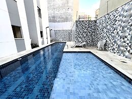Apartamentos com piscina e academia