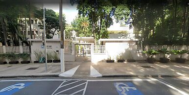 Moderno com AC academia 24h e rooftop
