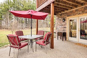Spacious Log Home w/ 13 Acres, Ponds & Fire Pit!