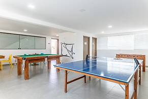 Flat beira mar-Com Churrasq-SH133