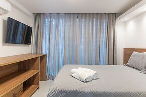 Flat beira mar-Com Churrasq-SH133