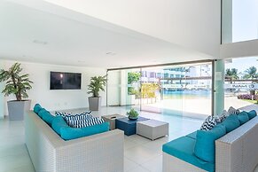 Flat beira mar-Com Churrasq-SH133