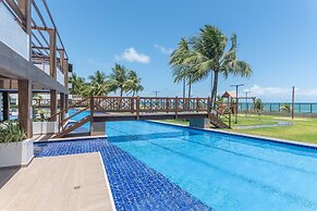 Flat beira mar-Com Churrasq-SH133