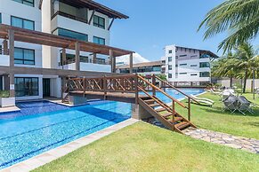 Flat beira mar-Com Churrasq-SH133