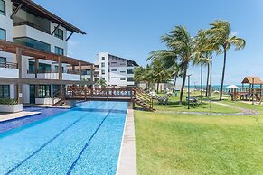 Flat beira mar-Com Churrasq-SH133