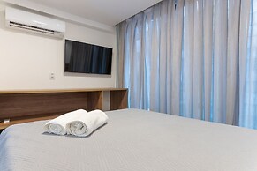 Flat beira mar-Com Churrasq-SH133