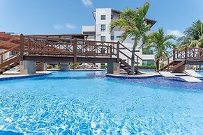 Flat beira mar-Com Churrasq-SH133
