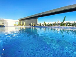 Private Pool Balcony in Aldea Zama