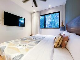 Private Pool Balcony in Aldea Zama