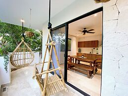 Private Pool Balcony in Aldea Zama