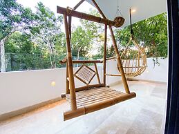 Private Pool Balcony in Aldea Zama