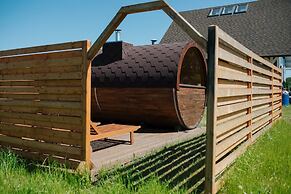 A Spacious House With a Sauna