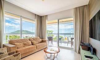Apartments in Condo With Pool and Beachfront Floripa - ASR