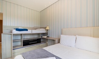 Apartments in Condo With Pool and Beachfront Floripa - ASR
