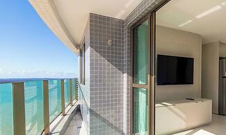 Apto w/ Balcony Beachfront in Boa Viagem Cpf0902