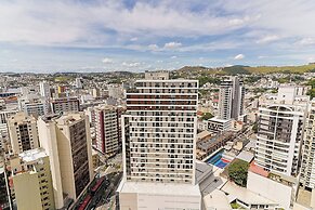 Studio no Centro com Academia Piscina e Varanda