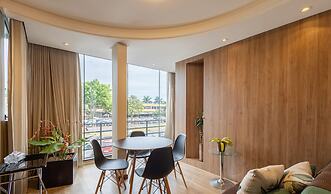 Modern apt in Sudoeste w/ A/C & Wi-fi Cls0101