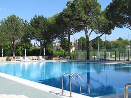 Bright Flat Surrounded by Pools