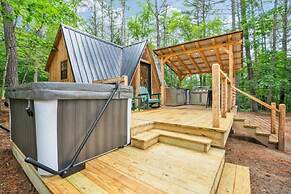 A Serene A-frame Cabin With Hot Tub