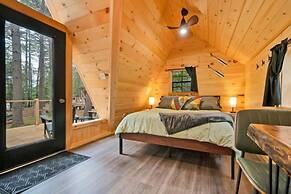 A Serene A-frame Cabin With Hot Tub