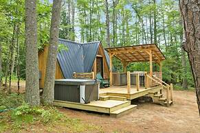 A Serene A-frame Cabin With Hot Tub