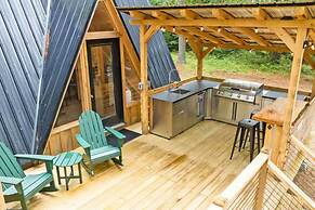 A Serene A-frame Cabin With Hot Tub