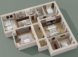 Luxury A/C Apt - 10p/4bdr - Arc de Triomphe