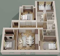 Luxury A/C Apt - 10p/4bdr - Arc de Triomphe
