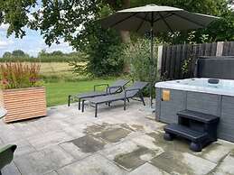 Private Sauna at Wellness Lodge in Drenthe