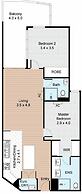 Bright Newly 2 Bed Apartment With Balcony Views