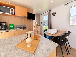 Premium Caravan in Erezee With Terrace
