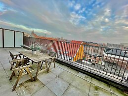Sparkling Antwerp Penthouse Near Hub
