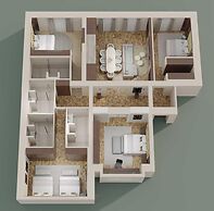Luxury A/C Apt - 10p/4bdr - Arc de Triomphe