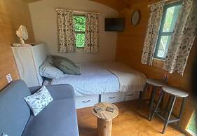 Riverside Shepherds Hut in Newtown Wales