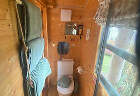 Riverside Shepherds Hut in Newtown Wales