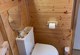 Riverside Shepherds Hut in Newtown Wales