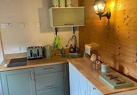 Riverside Shepherds Hut in Newtown Wales