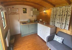 Riverside Shepherds Hut in Newtown Wales