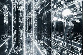 Apartments in Sky Tower with Bathtub near the window