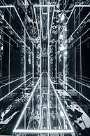 Apartments in Sky Tower with Bathtub near the window