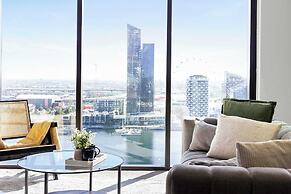 Harbour View 2BR Docklands Apt Near Marvel Stadium