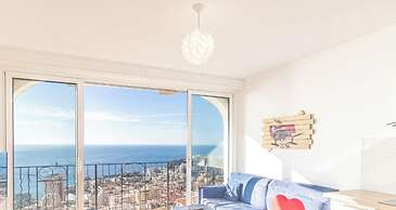 Amazing Sea View T2- Near Monaco