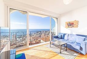 Amazing Sea View T2- Near Monaco