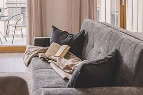 Nowoczesne Studio Tranquilo Centrum Balkon