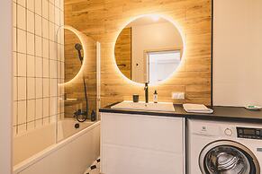Nowoczesne Studio Tranquilo Centrum Balkon