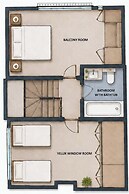 4 Bed - Sleeps 8 - Sea View - Parking