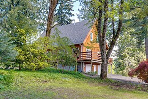 Mount Rainier Views & Hot Tub: Pet-friendly Cabin!
