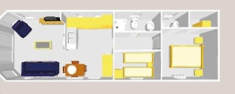 Static Caravan 2 Bed Sleeps 6 Overlooking Water