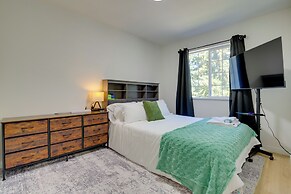 Deck w/ Forest View! Modern PNW Getaway By Boeing