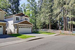 Deck w/ Forest View! Modern PNW Getaway By Boeing